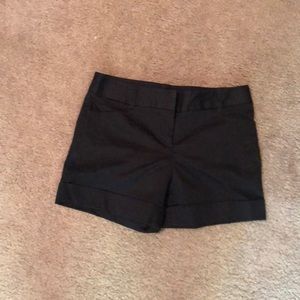 Black express editor shorts. Worn twice.